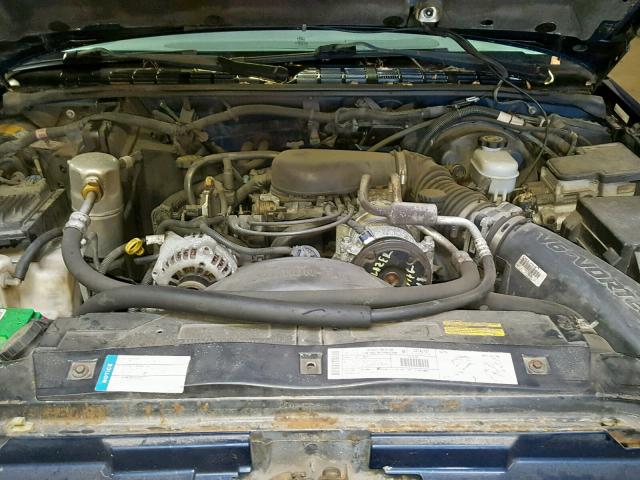 1GNDT13W4Y2284724 - 2000 CHEVROLET BLAZER BLUE photo 7