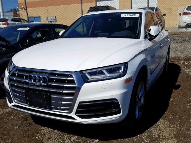 WA1CNAFY1J2202475 - 2018 AUDI Q5 PRESTIG WHITE photo 2