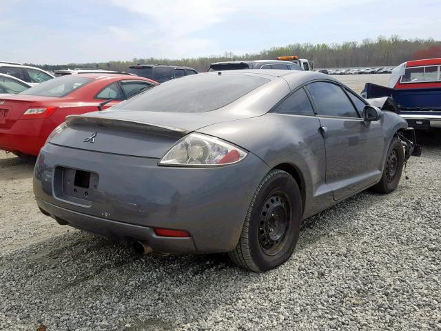 4A3AK24F86E054843 - 2006 MITSUBISHI ECLIPSE GS GRAY photo 4