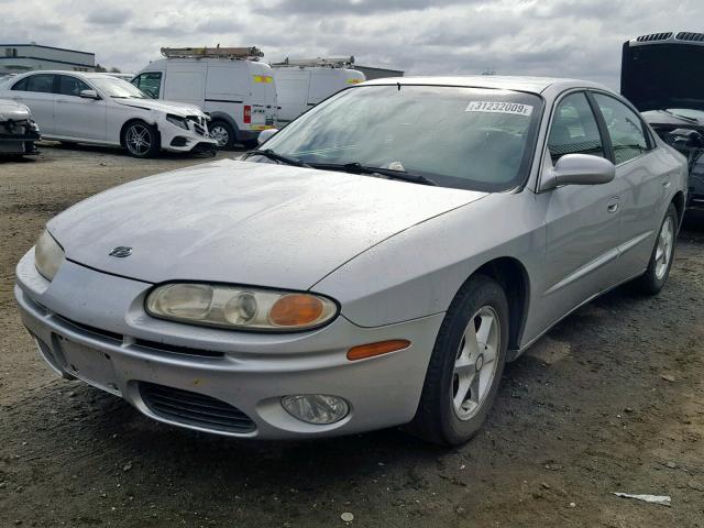 1G3GR64H414145270 - 2001 OLDSMOBILE AURORA GRAY photo 2