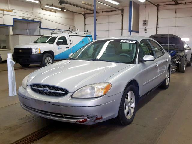 1FAFP55U4YG117135 - 2000 FORD TAURUS SES GRAY photo 2