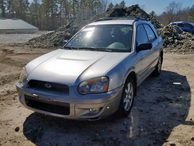 JF1GG68585H813937 - 2005 SUBARU IMPREZA OU SILVER photo 9