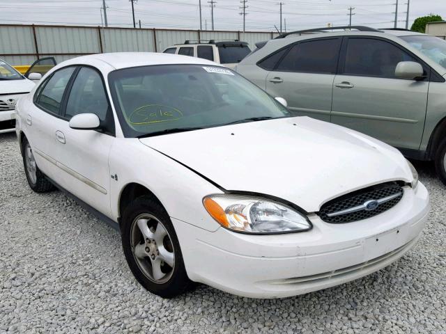 1FAFP5524YA231878 - 2000 FORD TAURUS SES WHITE photo 1