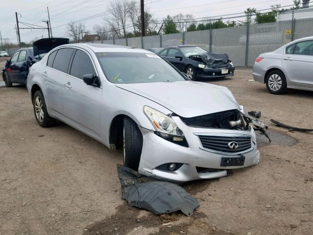 JN1CV6AR1AM453667 - 2010 INFINITI G37 SILVER photo 1