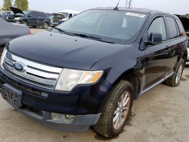 2FMDK38C29BA71414 - 2009 FORD EDGE SEL BLACK photo 2