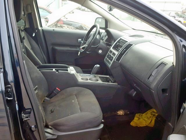 2FMDK38C29BA71414 - 2009 FORD EDGE SEL BLACK photo 5