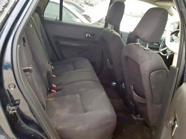 2FMDK38C29BA71414 - 2009 FORD EDGE SEL BLACK photo 6