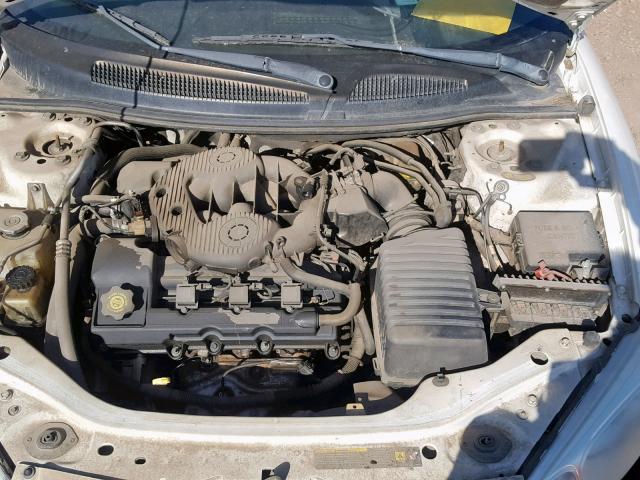 1C3EL55R24N254758 - 2004 CHRYSLER SEBRING LX WHITE photo 7