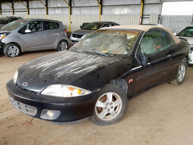 4G1JF32T9YB903380 - 2000 CHEVROLET CAVALIER Z BLACK photo 2