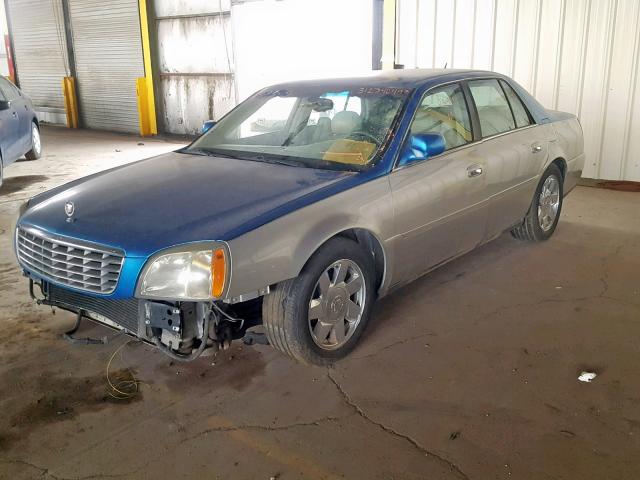 1G6KD54Y35U265623 - 2005 CADILLAC DEVILLE TWO TONE photo 2