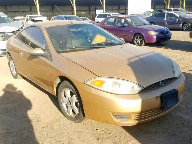 1ZWFT61L315605785 - 2001 MERCURY COUGAR V6 GOLD photo 1