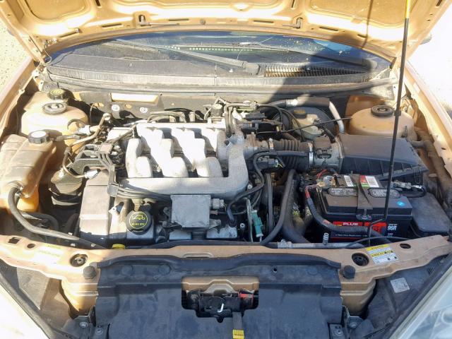 1ZWFT61L315605785 - 2001 MERCURY COUGAR V6 GOLD photo 7