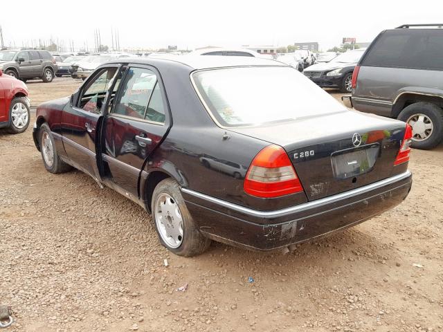 WDBHA28E0RF076497 - 1994 MERCEDES-BENZ C 280 BLACK photo 3