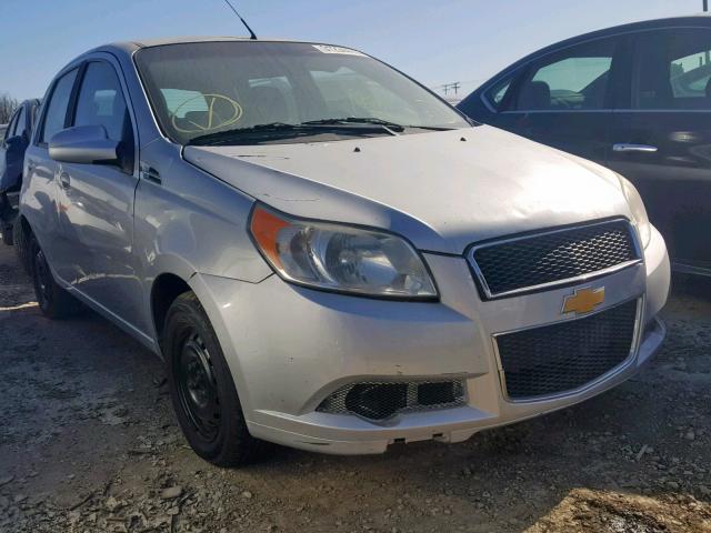 KL1TD6DE4BB149195 - 2011 CHEVROLET AVEO LS SILVER photo 1