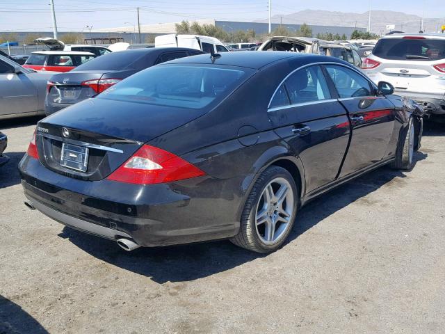 WDDDJ72X17A080565 - 2007 MERCEDES-BENZ CLS 550 BLACK photo 4