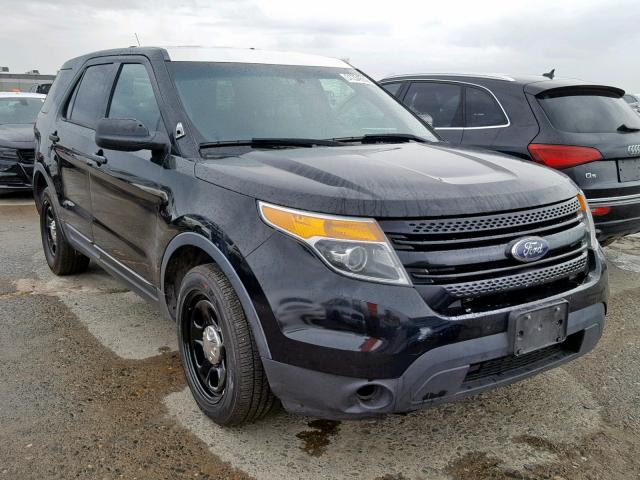 1FM5K8AR2EGC15224 - 2014 FORD EXPLORER P BLACK photo 1