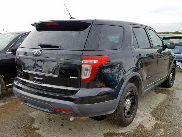 1FM5K8AR2EGC15224 - 2014 FORD EXPLORER P BLACK photo 4