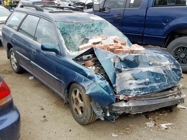 4S3BK4554T7311411 - 1996 SUBARU LEGACY LS GREEN photo 1