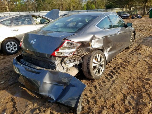 1HGCS12319A008783 - 2009 HONDA ACCORD LX GRAY photo 4