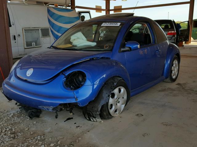 3VWCK21C93M442916 - 2003 VOLKSWAGEN NEW BEETLE Mavi foto 2