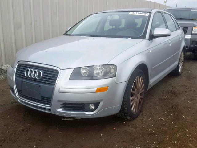 WAUNF78P57A206124 - 2007 AUDI A3 2.0 PRE SILVER photo 2