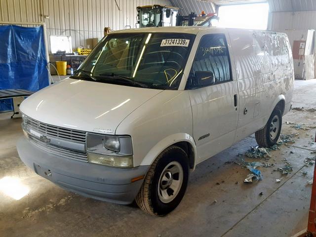 1GCDM19X92B135559 - 2002 CHEVROLET ASTRO BEIGE photo 2