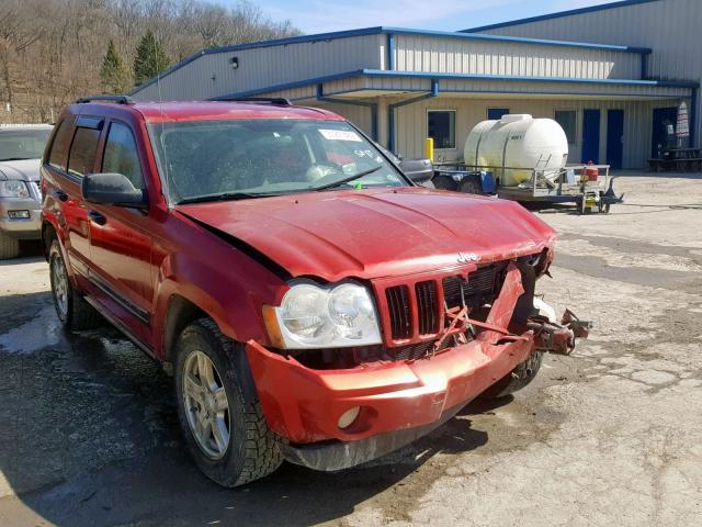 1J4HR48N25C508826 - 2005 JEEP GRAND CHER RED photo 1