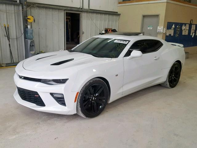 1G1FH1R78G0126330 - 2016 CHEVROLET CAMARO SS WHITE photo 2