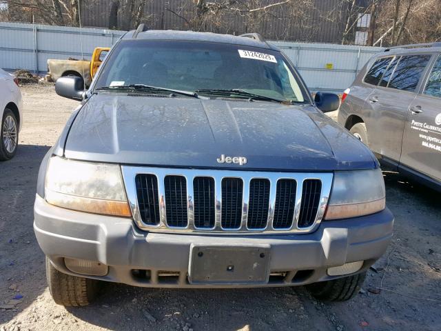 1J4GW38S12C153633 - 2002 JEEP GRAND CHER BLUE photo 9