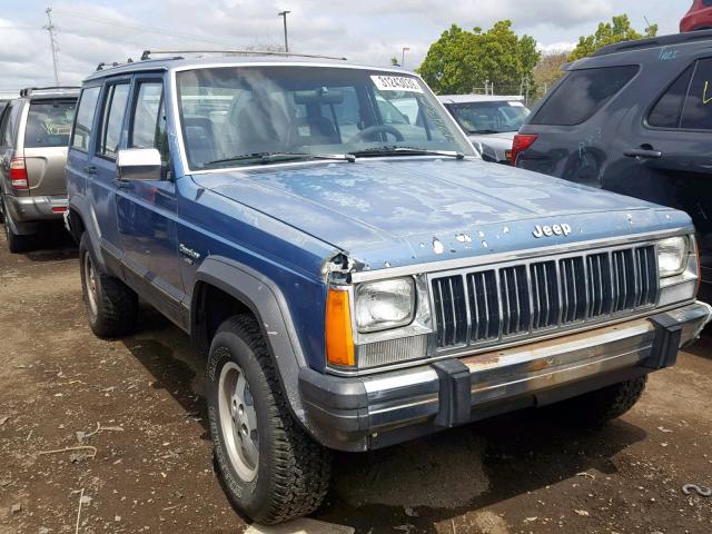 1J4FJ58L5LL140187 - 1990 JEEP CHEROKEE L BLUE photo 1