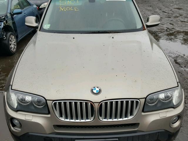 WBXPC9C40AWJ36753 - 2010 BMW X3 XDRIVE3 TAN photo 7