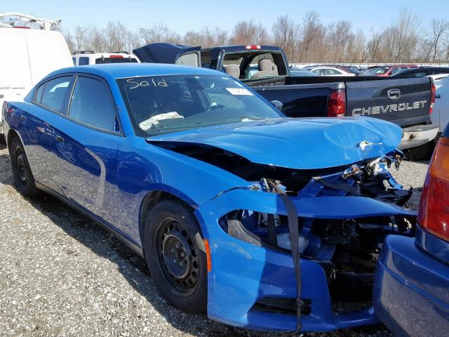 2C3CDXKTXHH579527 - 2017 DODGE CHARGER PO BLUE photo 1