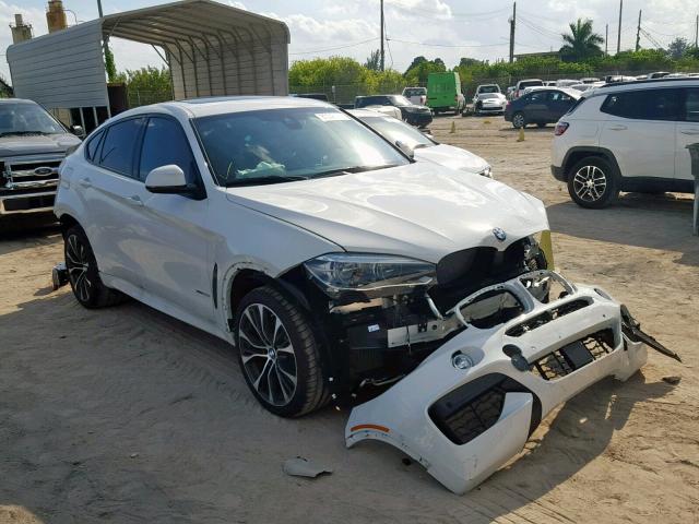 5UXKU6C50K0Z67104 - 2019 BMW X6 XDRIVE5 WHITE photo 1
