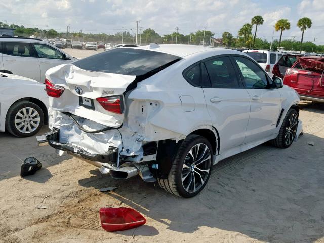 5UXKU6C50K0Z67104 - 2019 BMW X6 XDRIVE5 WHITE photo 4