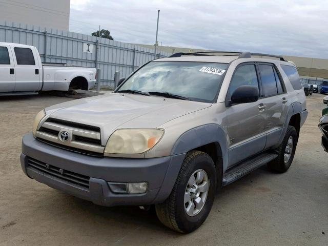 JTEZU14R330001279 - 2003 TOYOTA 4RUNNER SR GOLD photo 2