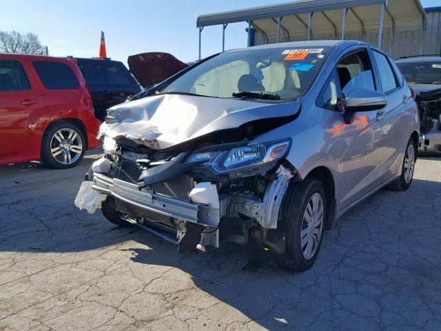 JHMGK5H51GS015691 - 2016 HONDA FIT LX SILVER photo 2