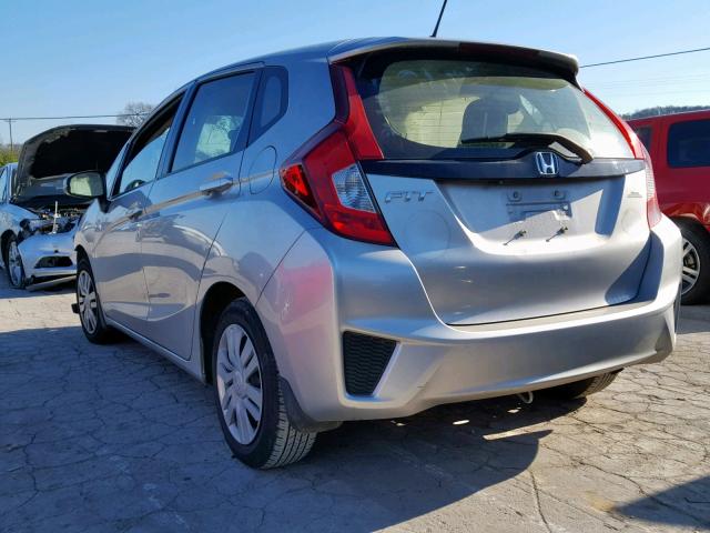 JHMGK5H51GS015691 - 2016 HONDA FIT LX SILVER photo 3