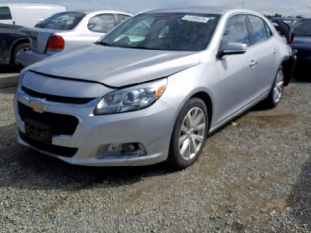 1G11F5SL2FF124728 - 2015 CHEVROLET MALIBU LTZ SILVER photo 2