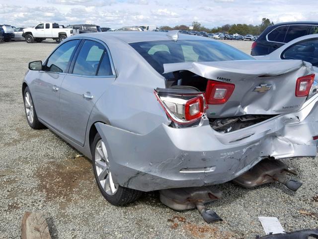 1G11F5SL2FF124728 - 2015 CHEVROLET MALIBU LTZ SILVER photo 3