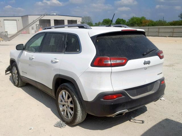 1C4PJLDS5FW731506 - 2015 JEEP CHEROKEE L WHITE photo 3