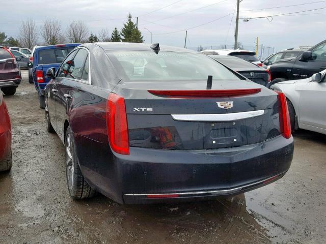 2G61U5S39G9161740 - 2016 CADILLAC XTS BLUE photo 3