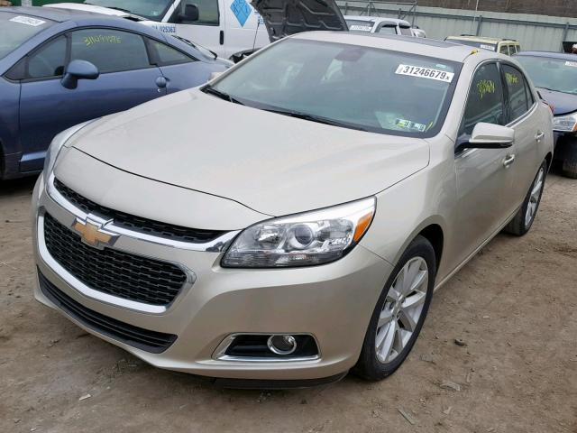 1G11H5SL0EF192969 - 2014 CHEVROLET MALIBU LTZ ოქროსფერი ფოტო 2