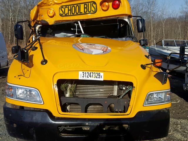 1BAKFCPA4JF335214 - 2018 BLUE BIRD SCHOOL BUS YELLOW photo 7