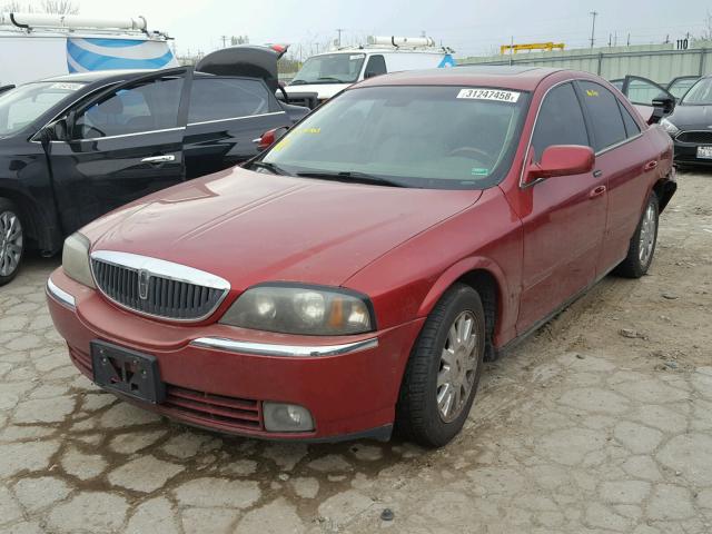 1LNHM86S14Y624763 - 2004 LINCOLN LS 红色 照片 2