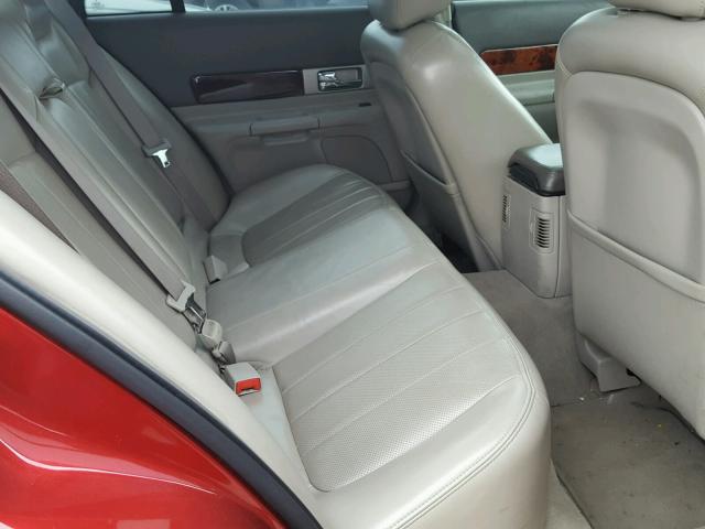 1LNHM86S14Y624763 - 2004 LINCOLN LS 红色 照片 6
