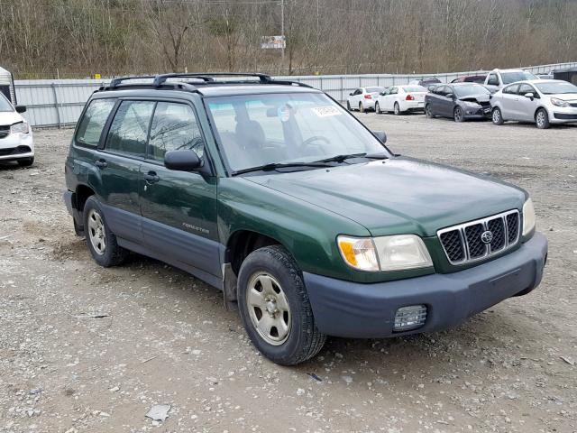 JF1SF63532G711080 - 2002 SUBARU FORESTER L GREEN photo 1