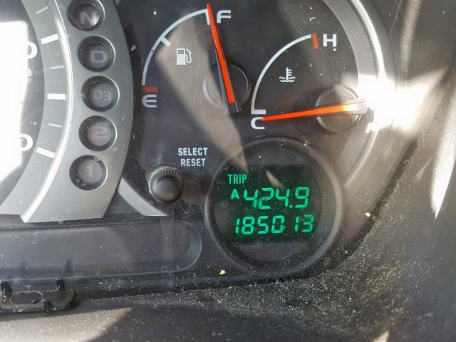 5FNYF18615B041651 - 2005 HONDA PILOT EXL SILVER photo 8