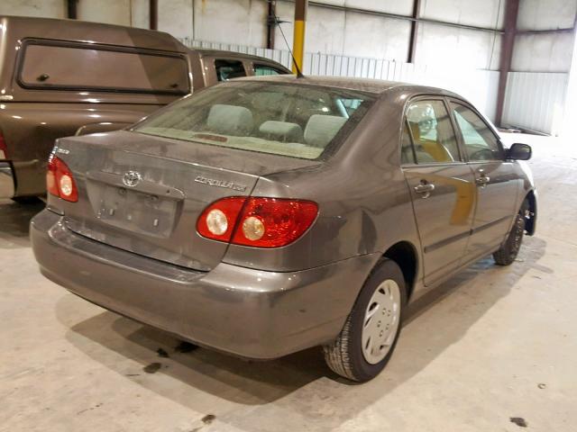 2T1BR32E87C759004 - 2007 TOYOTA COROLLA CE SILVER photo 4