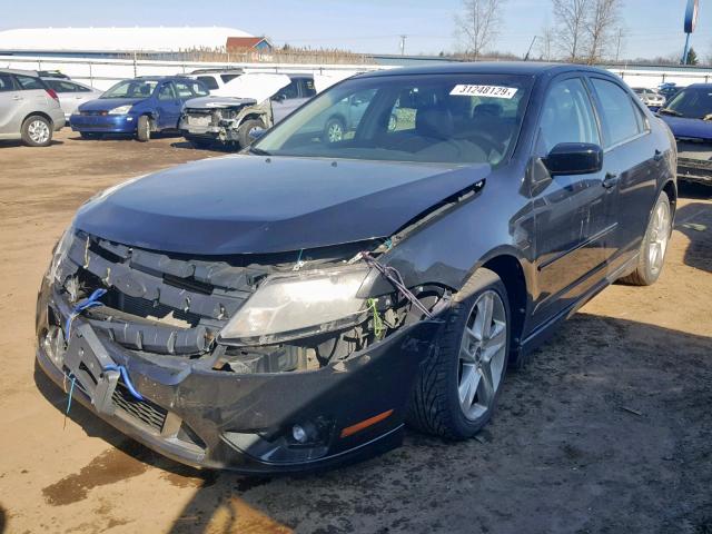 3FAHP0KC1AR154133 - 2010 FORD FUSION SPO BLACK photo 2