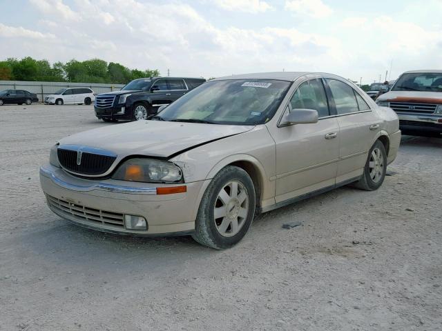 1LNHM86S92Y630520 - 2002 LINCOLN LS CREAM photo 2